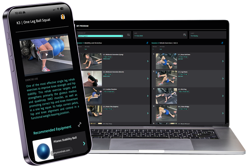 Structured Online Physiotherapy Rehabilitation Programs